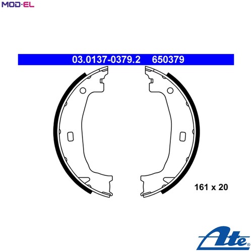Brake shoe set - shoe, parking