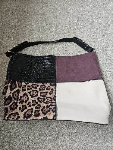 Faux suede and leather - f&f,