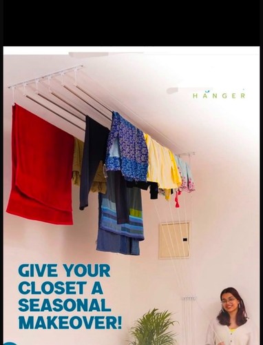 Adjustable ceiling clothes - adjustable,