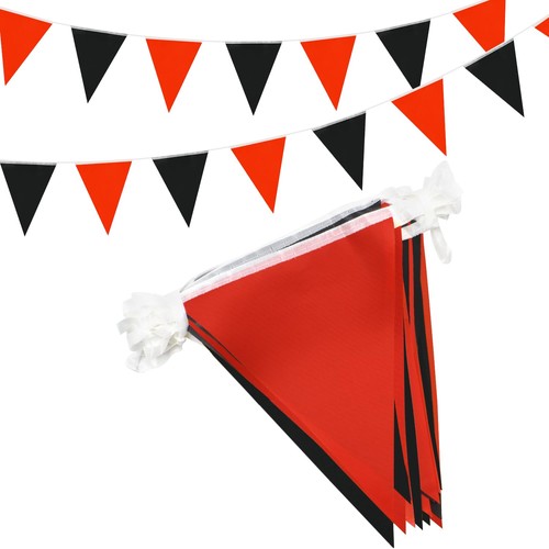 Black and red bunting - red, banner