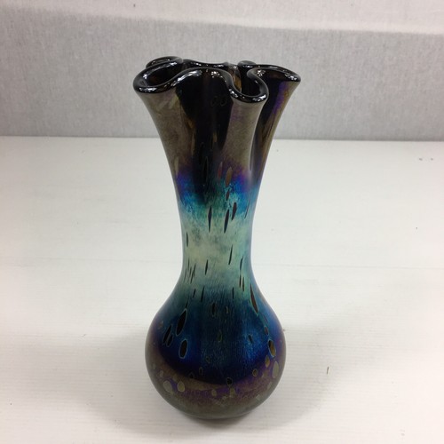 Vintage hand blown iridescent - vintage,