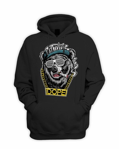 Hip hop dope bear - hip,