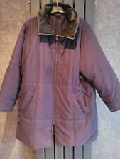 Ladies Four Seasons Blue Winter Coat. Size Uk Large