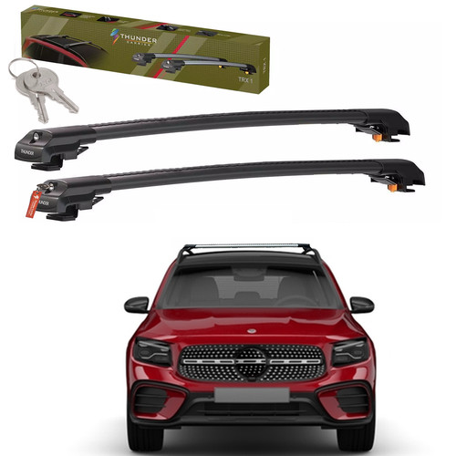 Aluminium roof rack cross bars - aluminium,