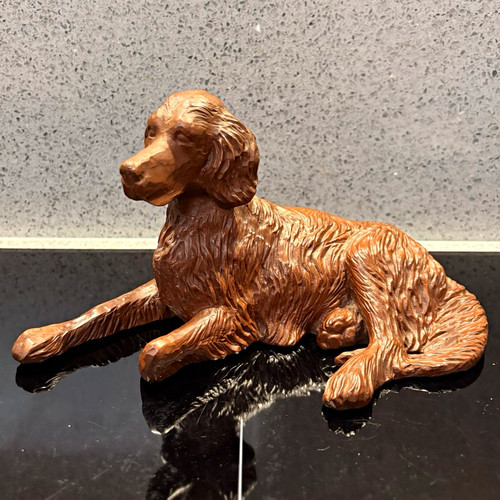 Red mill mfg carved - mill, brown