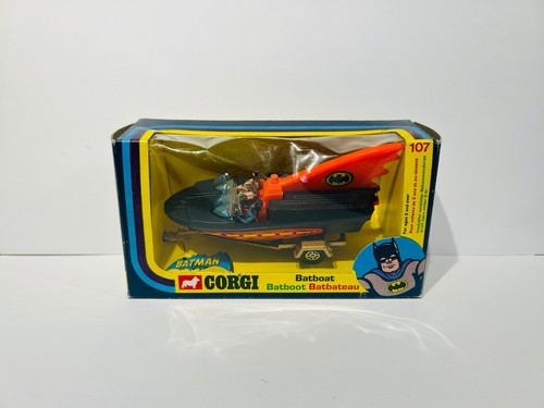Corgi toys 107 batboat - 107, batboat,