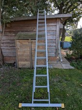 6.82m Trade Master Pro 2 Section Extension Ladder With Stabilising Bar