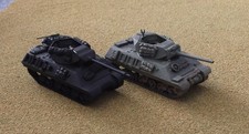 20mm 1/72 WW2 Armourfast Achilles & M10. Upgraded with stowage. Needs finishing.