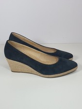 Gabor Black Suede Leather Slip