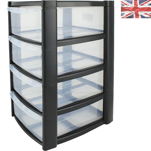 Compact drawer black clear - drawer,