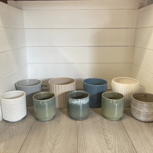 Nine ceramic plant - ceramic,