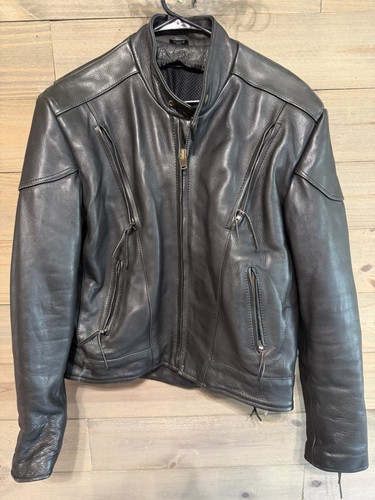 Men leather motorcycle - leather,