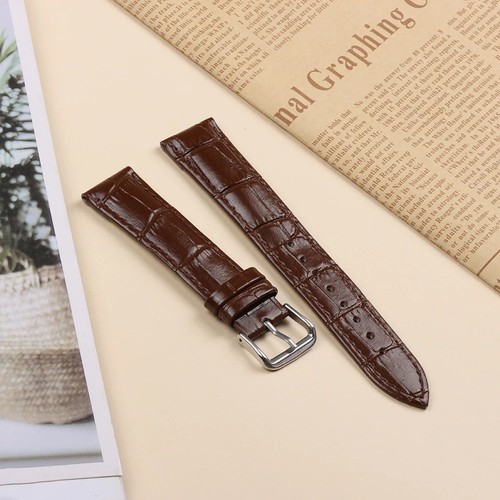 Crocodile leather watch - leather,