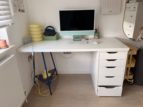 Ikea desk with side - desk,