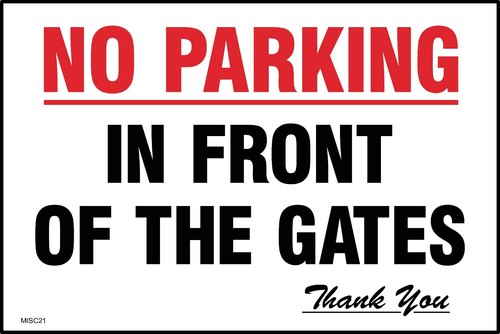 Parking front of the - of,