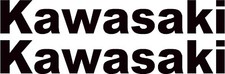 Kawasaki Tank Fairing Decals Pair. All colours available