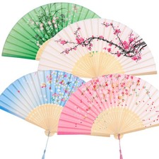 4 Pcs Handheld Folding Fan
