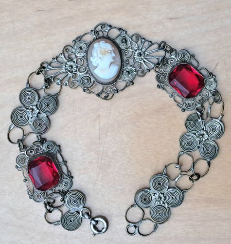 Antique silver 800 - , bracelet