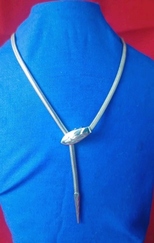 Retro snake necklace wrap - retro,