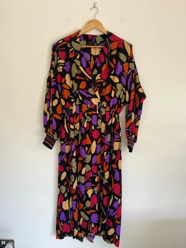 Vintage 80s gina bacconi dress - vintage,