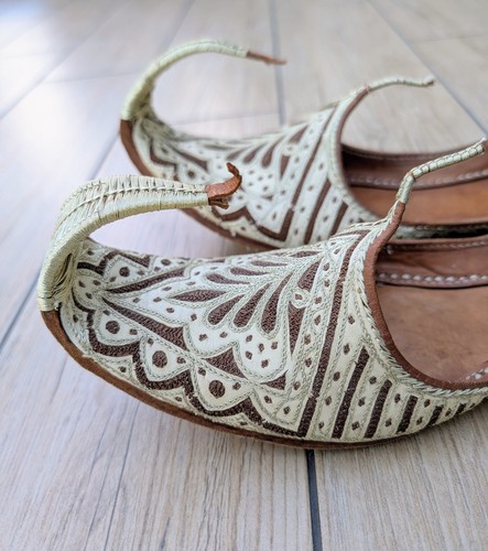 Handmade hand stitched - hand, leather