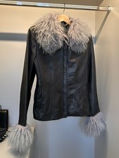 Anne Klein Leather Mongolian