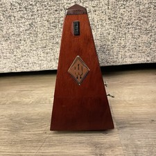 Vintage Wooden Wittner Pyramid Metronome with Bell