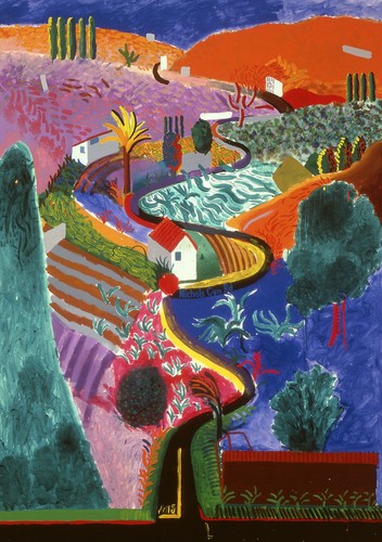 David hockney nichols canyon - david,