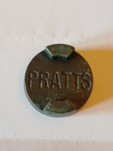 Vintage pratts brass petrol - pratts,