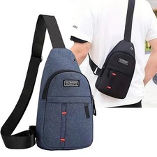 Unisex Adjustable Chest Bag Crossbody Oxford Fabric Shoulder Chest Pocket Pack