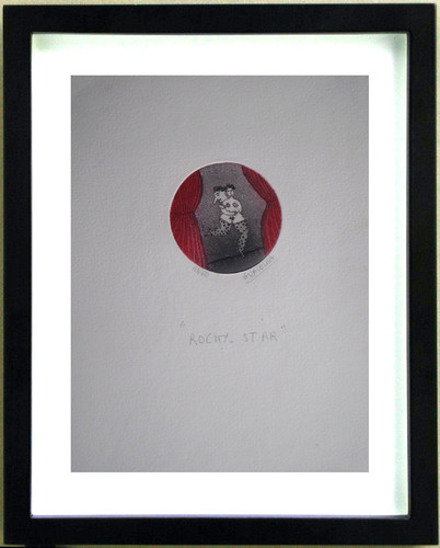 Signed rocky star - rocky, engraving