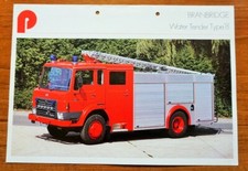 Pilcher Greene Dodge Commando Branbridge Water Tender TypeB Fire Engine Brochure