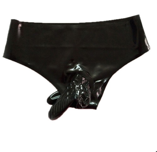 Mens latex shorts rubber - latex,