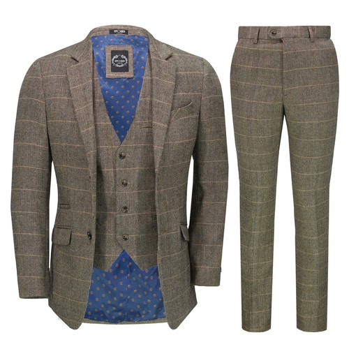 Mens piece tweed - mens, 3