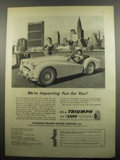 1955 Triumph T.R.2 Car Ad -