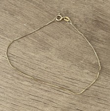 9ct solid gold dainty thin - solid,