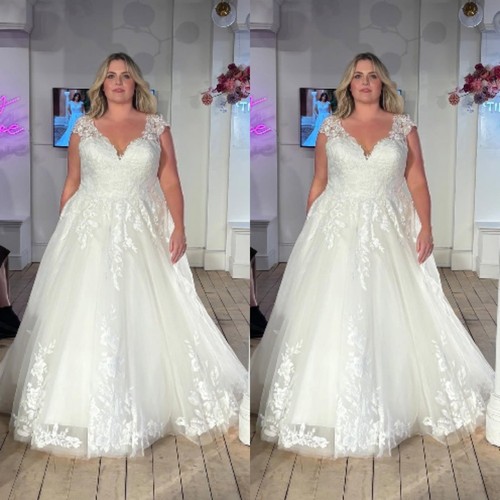 Plus size wedding dresses - dresses, off
