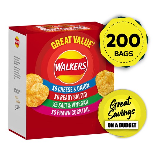 Walkers crisps salted - crisps, vinegar