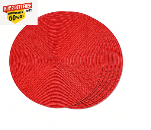 Set round placemats - of, 2/4