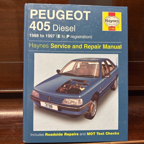 Haynes manual for peugeot 405 - haynes,