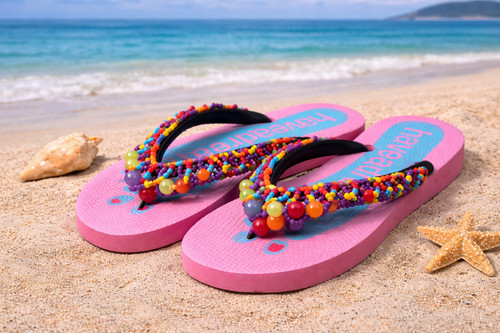 Handmade beaded flip - handmade,
