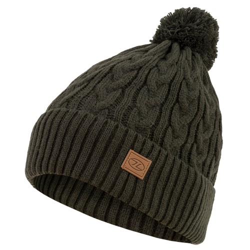 Knitted bobble hat ski thermal - knitted,