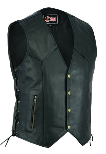 Mens real leather motorcycle - mens,