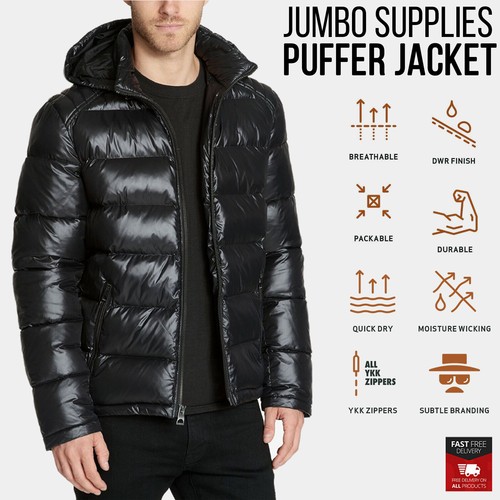 Men winter puffer jacket - men,