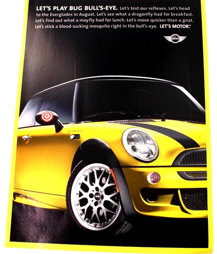 Scarce 2004 mini cooper insert - mini,