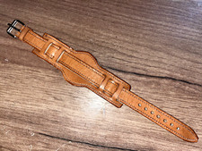16mm brown leather handmade