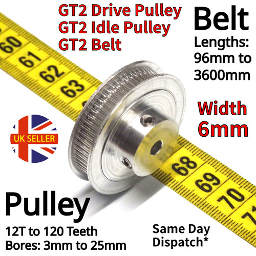 Gt2 6mm timing drive pulley - gt2,