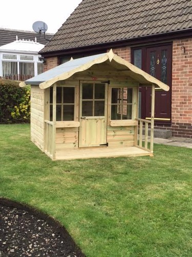 6x6 childrens wooden - wooden, playhouse
