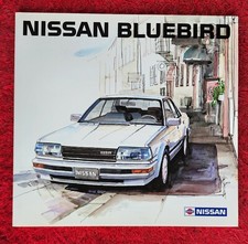 NISSAN BLUEBIRD RANGE LF Car Sales Brochure 1980s 50 pages VGC
