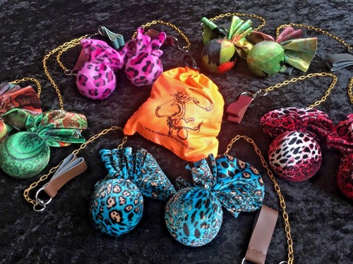 Wild chained poi set - 'wild,